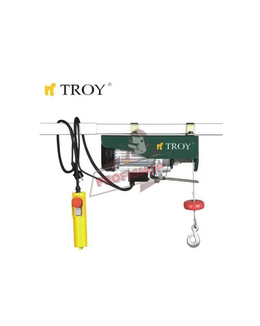 Електрическа лебедка 220V / 1000 W / 250 - 500кг / Troy 19700 /