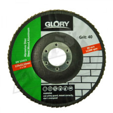Ламелен диск за шлайфане на стомана ALU 125x22 T27 Glory