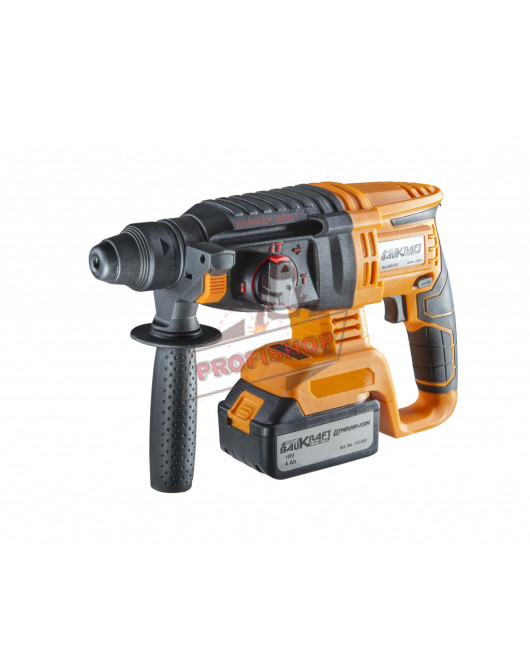Акумулаторен безчетков перфоратор Baukraft BK-BRH58, SDS-plus, 18 V, 2.2 J, с батерия 4 Ah, зарядно и куфар 013601