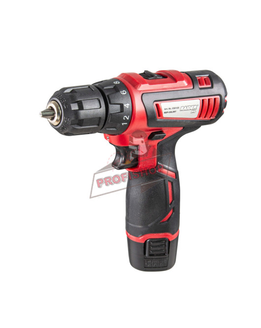 Акумулаторна бормашина , с 2 батерии, 12 V, Li-ion, 1500 mАh, RAIDER RD-CDL09T Акумулаторна бормашина , с 2 батерии, 12 V, Li-ion, 1500 mАh, RAIDER RD-CDL09T
