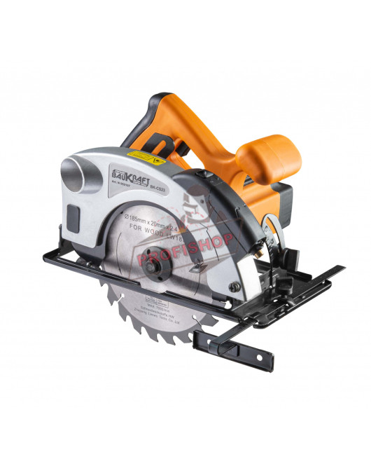 Ръчен циркуляр Baukraft BK-CS23, 1200 W, 185 мм 052107 Ръчен циркуляр Baukraft BK-CS23, 1200 W, 185 мм 052107