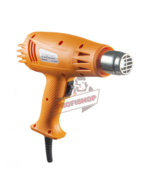 Пистолет за горещ въздух Baukraft BK-HG19, 2000 W, 2 степени 074308 Пистолет за горещ въздух Baukraft BK-HG19, 2000 W, 2 степени 074308