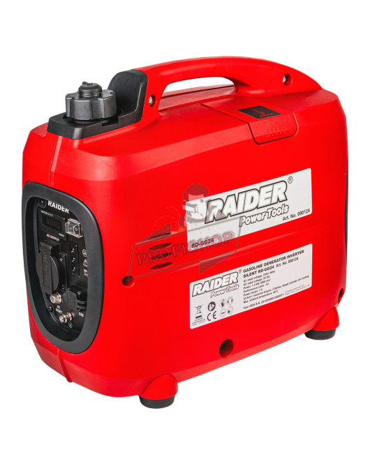 Генератор за ток бензинов 1.2kW инверторен тих RD-GG24 Raider 090124 Генератор за ток бензинов 1.2kW инверторен тих RD-GG24 Raider 090124