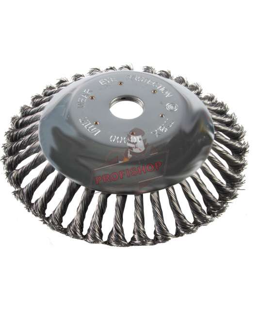 Четка телена за коса конусна плетена Ø200mm x Ø25.4mm RAIDER 110241 Четка телена за коса конусна плетена Ø200mm x Ø25.4mm RAIDER 110241