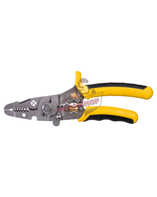 Мулти клещи за почистване на кабелна изол. и кримп.190mm TOPMASTER, 212703