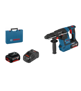 Акумулаторен перфоратор , GBH 18V-26 с 2 батерии 6 ah, зарядно и куфар, Bosch GAL 1880 CV, 0611909003 