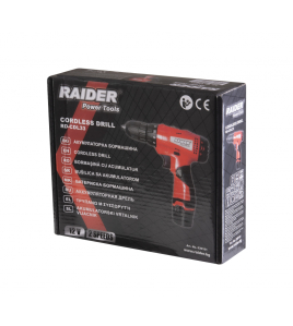 Акумулаторен винтоверт , 12 V, 1.5 Ah, с батерия и зарядно устройство, RAIDER RD-CDL33 ,030161