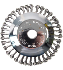 Четка телена за коса конусна плетена Ø200mm x Ø25.4mm RAIDER 110241