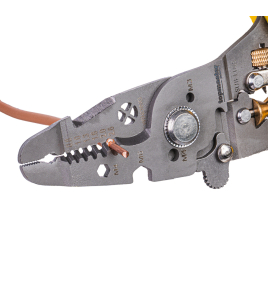 Мулти клещи за почистване на кабелна изол. и кримп.190mm TOPMASTER, 212703