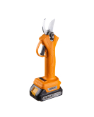 Акумулаторна лозарска ножица 18 V, 2x2 Ah, 25 мм, с батерии, зарядно и куфар, Baukraft BK-PSH03 Акумулаторна лозарска ножица 18 V, 2x2 Ah, 25 мм, с батерии, зарядно и куфар, Baukraft BK-PSH03