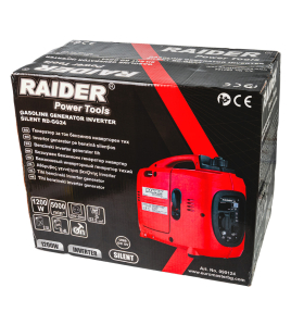 Генератор за ток бензинов 1.2kW инверторен тих RD-GG24 Raider 090124