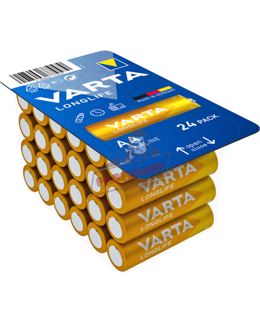 Алкални батерии Varta Longlife AA LR6 BIG BOX 24 броя Алкални батерии Varta Longlife AA LR6 BIG BOX 24 броя