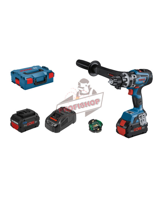 Акумулаторен винтоверт Bosch GSR 18 V, 150 Nm, с 2 батерии 8.0 Ah, зарядно и куфар, 06019J5005 Акумулаторен винтоверт Bosch GSR 18 V, 150 Nm, с 2 батерии 8.0 Ah, зарядно и куфар, 06019J5005