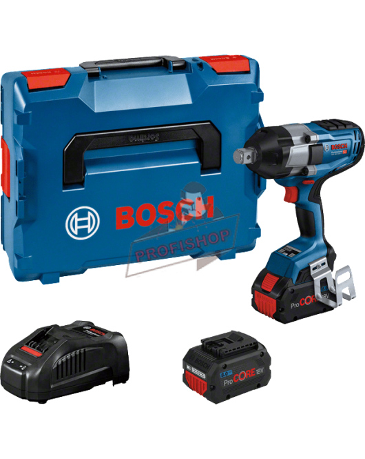 Акумулаторен гайковерт Bosch GDS 18V-1050 H 3/4" с 2 батерии 8 ah, зарядно и куфар, 06019J8502 Акумулаторен гайковерт Bosch GDS 18V-1050 H 3/4" с 2 батерии 8 ah, зарядно и куфар, 06019J8502