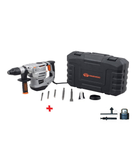 Перфоратор DAEWOO DARH32B 1500W +КОМПЛЕКТ 3 СВРЕДЛА, ДЛЕТО И СЕКАЧ +ПОДАРЪК ПАТРОННИК С КЛЮЧ И SDS АДАПТОР 