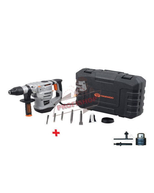 Перфоратор DAEWOO DARH32B 1500W +КОМПЛЕКТ 3 СВРЕДЛА, ДЛЕТО И СЕКАЧ +ПОДАРЪК ПАТРОННИК С КЛЮЧ И SDS АДАПТОР Перфоратор DAEWOO DARH32B 1500W +КОМПЛЕКТ 3 СВРЕДЛА, ДЛЕТО И СЕКАЧ +ПОДАРЪК ПАТРОННИК С КЛЮЧ И SDS АДАПТОР