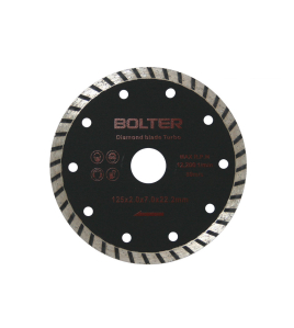 Диамантен диск за строителни материали TURBO 115 mm BOLTER XG53153