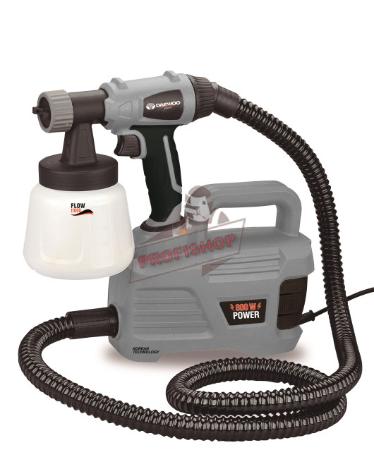 Пистолет за боядисване Daewoo 800W, 1100 ml/min, 2.5мм DASP800 Пистолет за боядисване Daewoo 800W, 1100 ml/min, 2.5мм DASP800