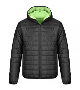 Ватирано яке с качулка APOLLO Jacket | Черно