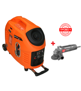 Инверторен бензинов генератор DAEWOO DAIG3000S, 3000 W, 150 cc+ ПОДАРЪК Ъглошлайф 125mm, 750W, WURTH EWS 7-125 CLASSIC