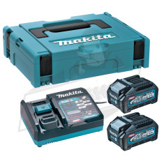 Комплект 2 батерии и бързо зарядно Makita 191J97-1, XGT, 2x40 V, 2x4 Ah