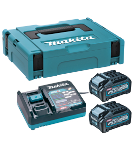 Комплект 2 батерии и бързо зарядно Makita 191J97-1, XGT, 2x40 V, 2x4 Ah