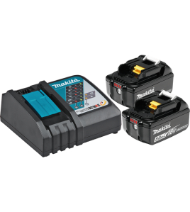 Комплект 2 броя Батерии, LXT, 18V ,5,0Ah и зарядно устройство ,MAKITA 197570-9