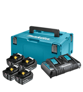 Комплект батерии и зарядно , LXT, 4х5 Ah, 18 V, Makita 197626-8