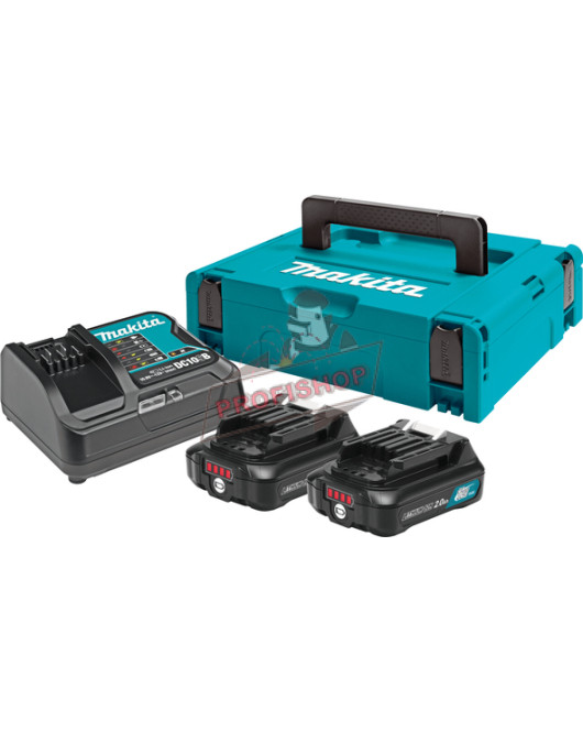 Комплект батерии със зарядно CXT, 2x12 V, 2x2 Ah , Makita MKP1SA122 Комплект батерии със зарядно CXT, 2x12 V, 2x2 Ah , Makita MKP1SA122