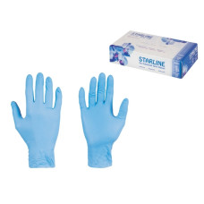 Работни ръкавици 100 броя в кутия PULSE | Синьо, 640100