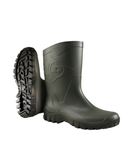 Ботуши от зелено PVC, DUNLOP