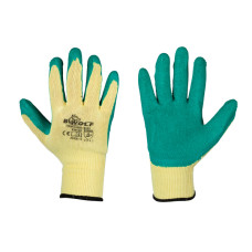 Работни ръкавици GRIP | Жълто | Зелено, 600000