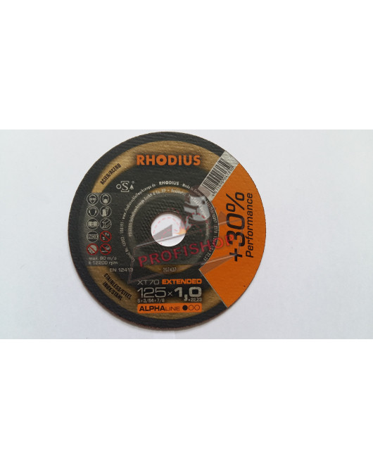 125х1 за рязане на INOX RHODIUS