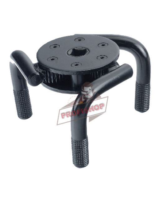 Скоба за маслен филтър тричелюстна Force 61913/ 1/2", 75-130мм/