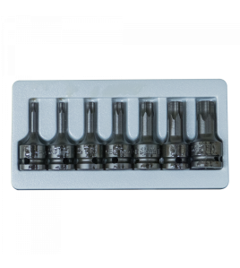 Вложки 1/2'' ударни комплект (Т30-Т70) Torx 7 части , FORCE JN10564/ 4078
