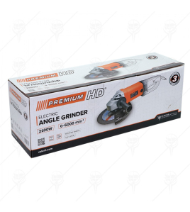ЕЛЕКРИЧЕСКИ ЪГЛОШЛАЙФ 230ММ 2100W PREMIUM HD, 31229