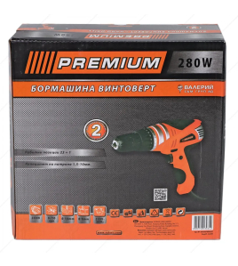 Електрически винтоверт , 280 W, 1.5-10 мм, Premium 33299