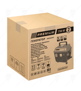 БЕНЗИНОВ ГЕНЕРАТОР 750W ,12V / 8A, PREMIUM