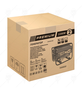 БЕНЗИНОВ МОНОФАЗЕН ГЕНЕРАТОР ,2200W, PREMIUM 
