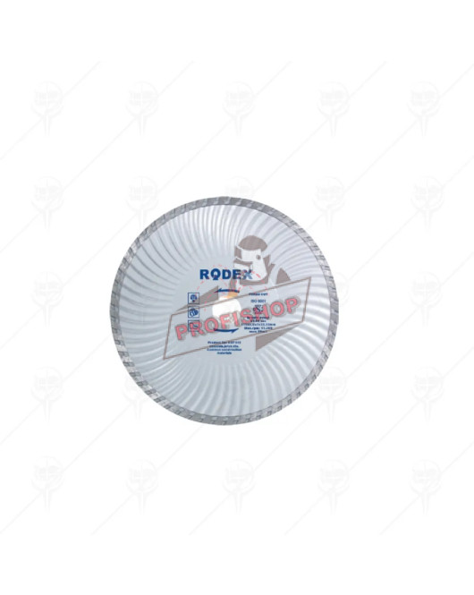 Диамантен диск за сухо рязане RODEX, Turbo, 230х22.2х2.2 мм. , 20656 Диамантен диск за сухо рязане RODEX, Turbo, 230х22.2х2.2 мм. , 20656