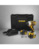 Акумулаторен ударен винтоверт , 18 V, 2 Ah, 180 Nm,с батерия и зарядно ,RTR-MAX RTX2022A/ 41153 Акумулаторен ударен винтоверт , 18 V, 2 Ah, 180 Nm,с батерия и зарядно ,RTR-MAX RTX2022A/ 41153