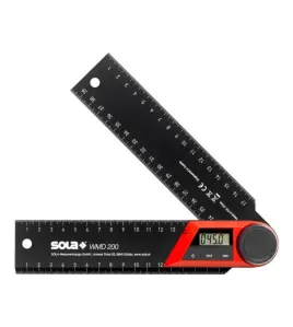 Дигитален ъгломер Sola 200 мм, 0-270 °, 0.3°, WMD 200 56052301