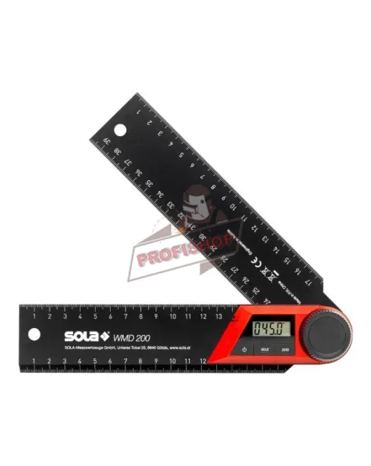 Дигитален ъгломер Sola 200 мм, 0-270 °, 0.3°, WMD 200 56052301 Дигитален ъгломер Sola 200 мм, 0-270 °, 0.3°, WMD 200 56052301
