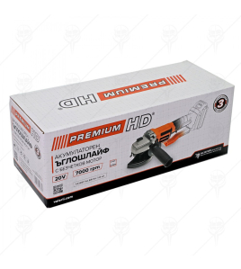 Акумулаторен ъглошлайф , 20 V, 2 Ah, 115 мм, с батерия и зарядно,Premium/45000
