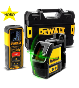 Нивелир DeWALT лазерен линеен с 2 лъча 20 м, 0.3 мм/м, DW0889CG