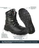 Защитни обувки GRIZZLY Hi S3 B-Wolf/510500 Защитни обувки GRIZZLY Hi S3 B-Wolf/510500