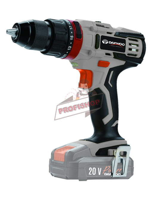 Акумулаторна ударна бормашина DAEWOO 20 V, 44 Nm, DALD18-M1 Акумулаторна ударна бормашина DAEWOO 20 V, 44 Nm, DALD18-M1
