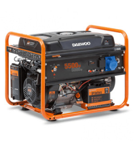 Бензинов монофазен генератор DAEWOO 7500 W, 25 l eлектронен старт GD8500E 