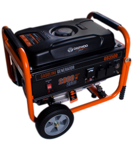 Бензинов монофазен генератор DAEWOO ръчен старт 2500W/2800W GD3500