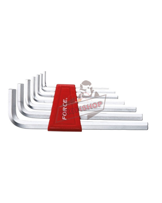 Шестограми Г-образни удължени (2.5-10mm) комплект 7 бр. JN66258 FORCE